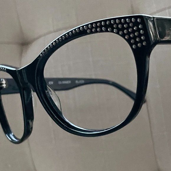 BCBGMAXAZRIA Women Sunglasses/Eyeglasses Frame GLIMMER Black 56[]17 135 - Picture 4 of 12